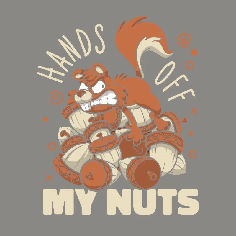 Hands Off My Nuts Grey Squirrel