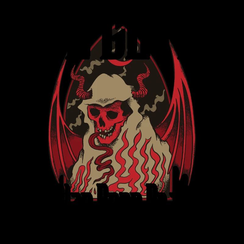 Satan Beelzebub Devil Gothic Pentagram Mystical