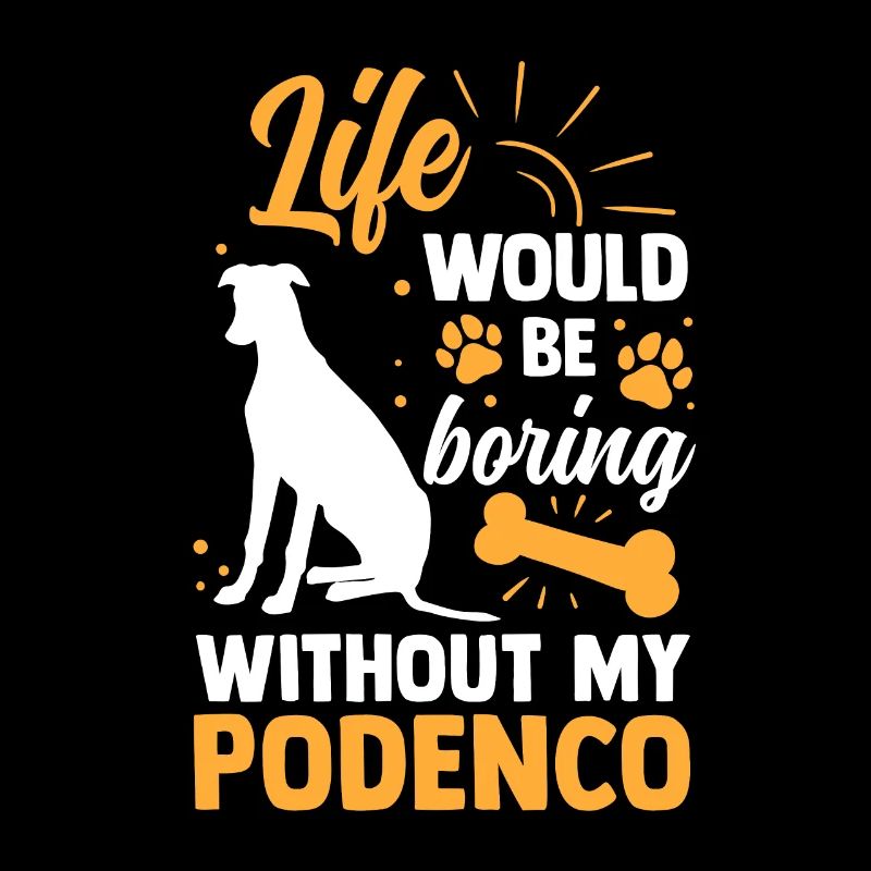 Boring without Podenco Spanish greyhound