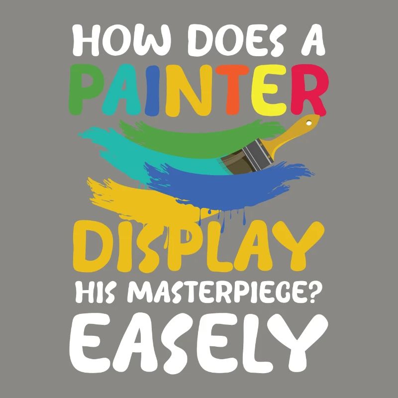 How Does A Painter Display His Masterpiece Easely