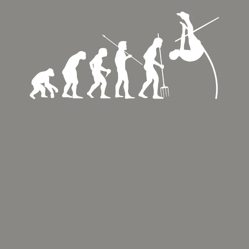 Athlète d’athlétisme de saut à la perche Evolution