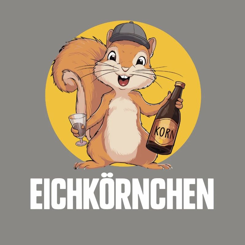 Eichkörnchen Eichhörnchen mit Korn