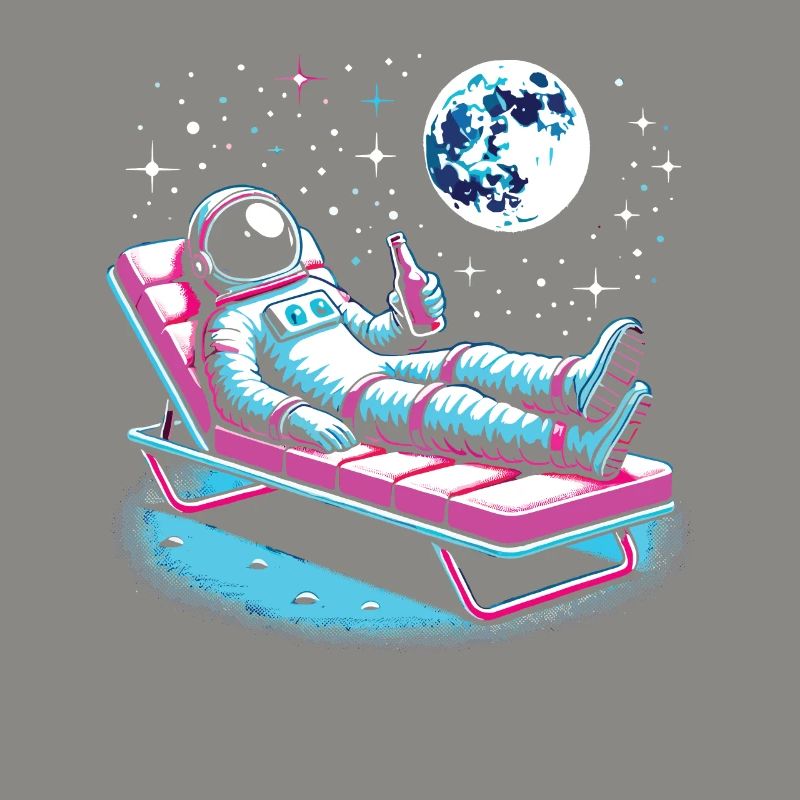 Astronaute dans l’espace, planète terre qui se refroidit