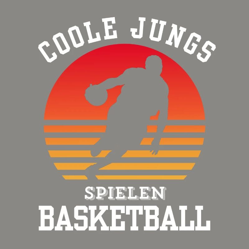 Basketball Tshirt B-Ball Dunking Rebound Player