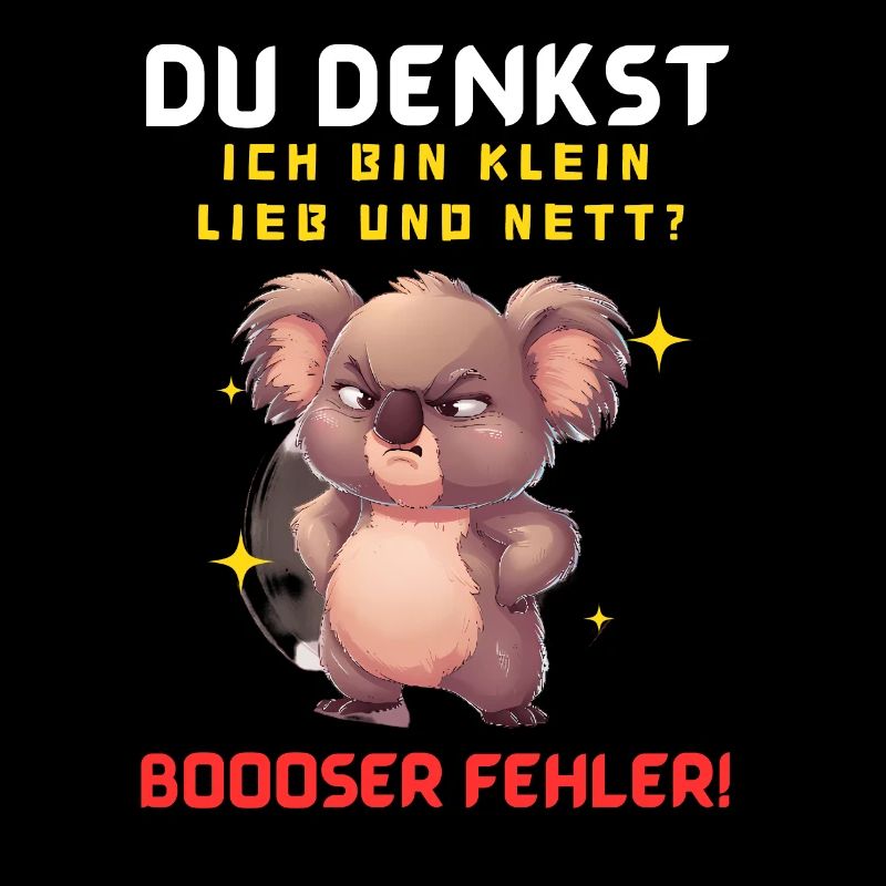 Koala Tshirt Kinder Frauen Witzig Klein Sarkasmus