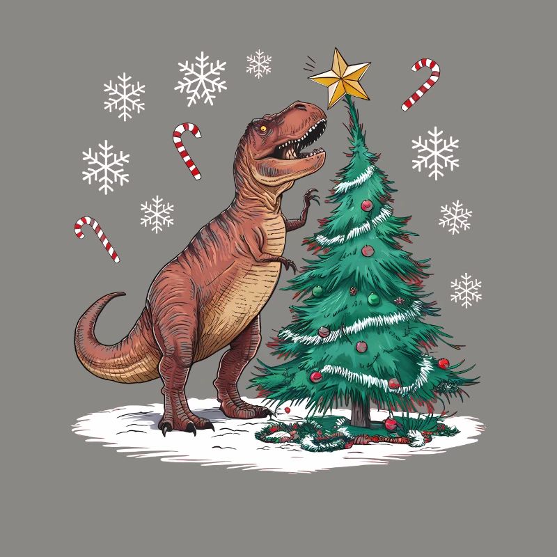 Dinosaure Moche Noël Noël Trex