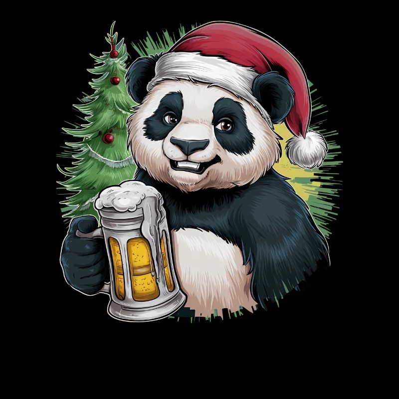 Panda Ugly Noël Noël Bière de Noël