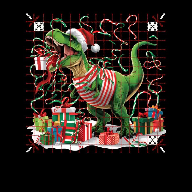 Dinosaure Trex T-Rex Noël Noël