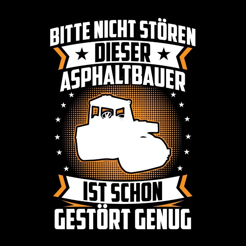 Asphalt builder is disrupted enough road construction