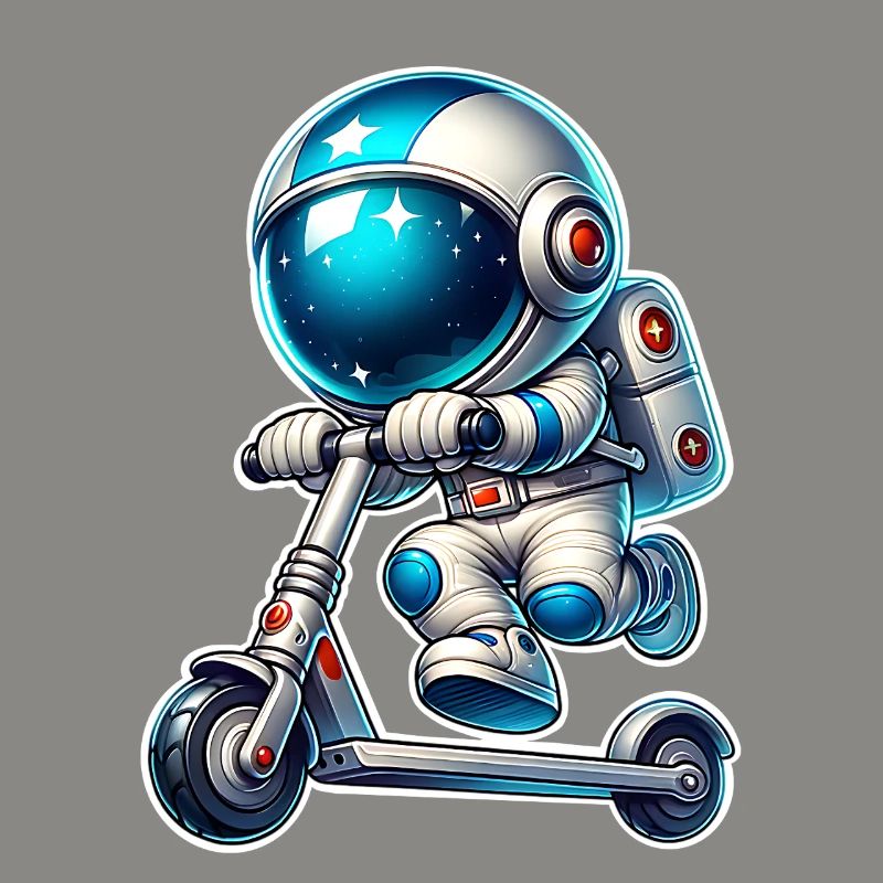 E-Scooter E-Roller Astronaut Scooter