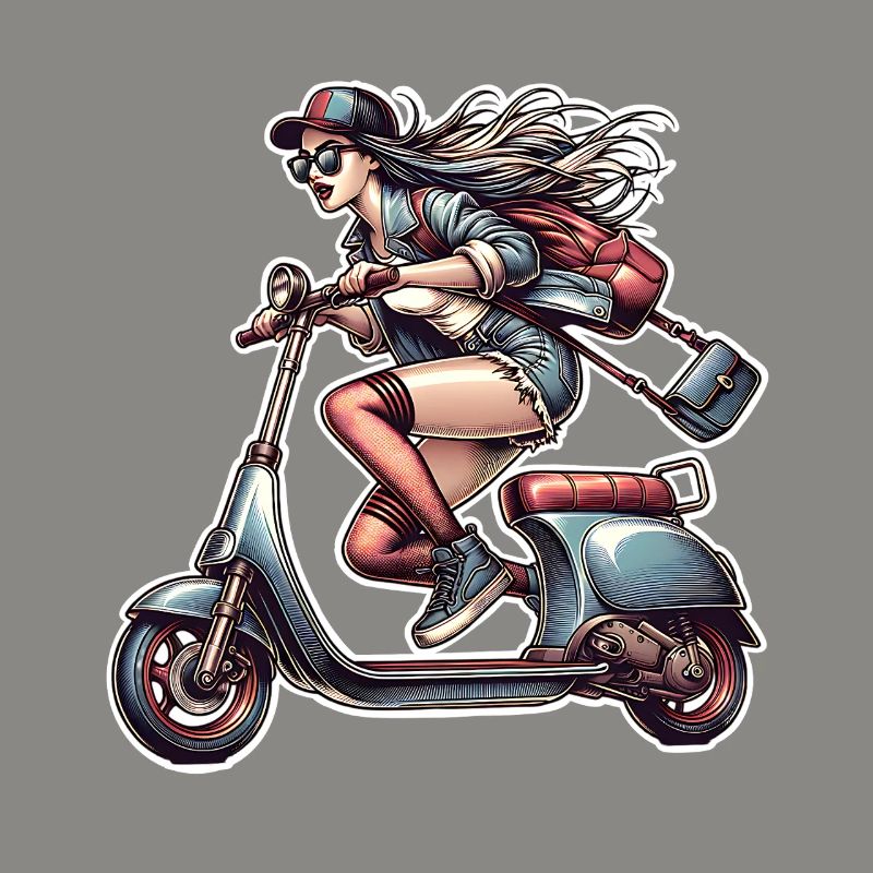 Motorroller Mofa Moped Roller