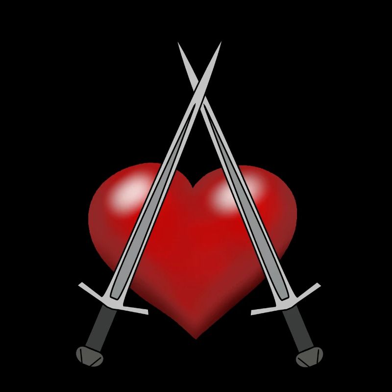 Épée Chevalier Coeur Épéiste Combattant