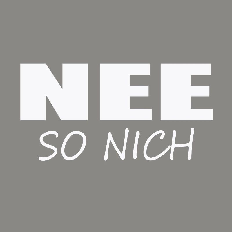 NON, PAS COMME ÇA