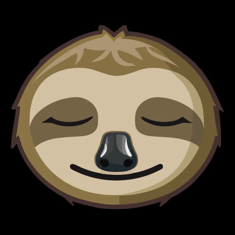 Sleeping Sloth Face