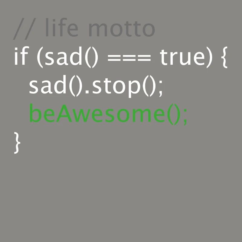 Informatik Nerd Geek Programmierer lebensmotto