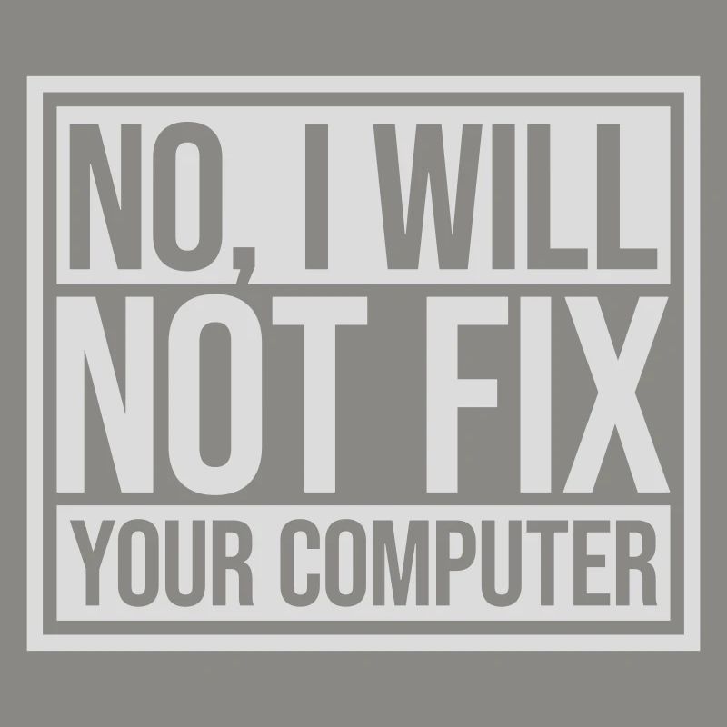 not fix your computer