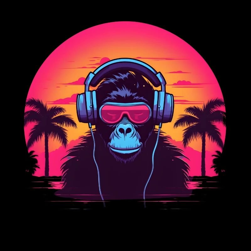 Synthwave DJ Ape