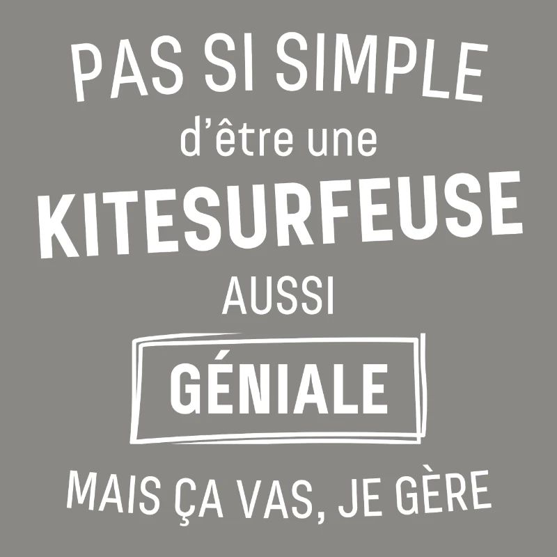 Kitesurfeuse GÉNIALE