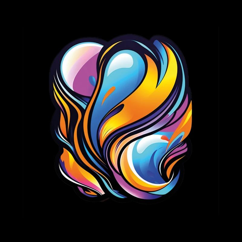 Expression créative : des vagues d’inspiration colorées