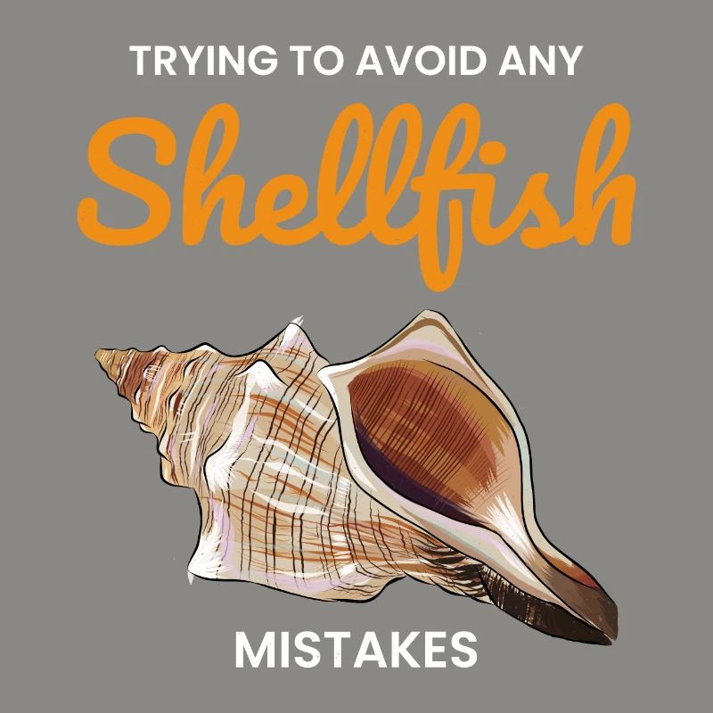 Conch Seashells Collector Beachcomber Shellfish