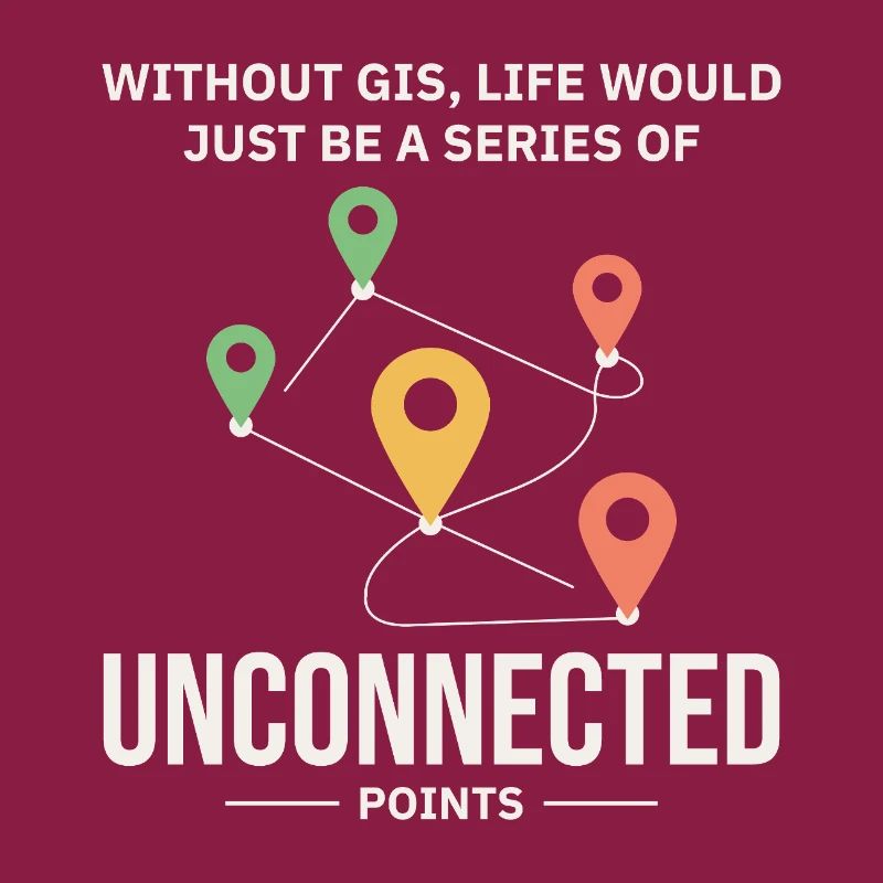 GIS Unconnected Points Map Data Analysis
