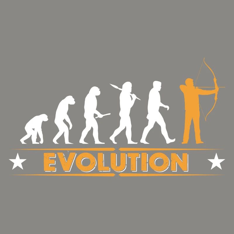 Bogenschiessen Evolution - orange/weiss