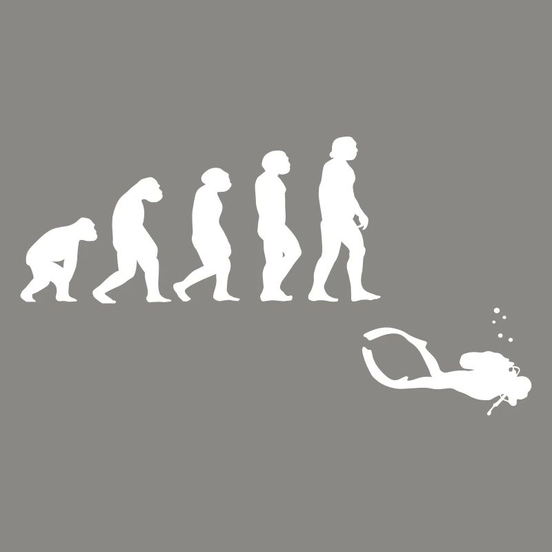 Evolution Tauchen mit Gerät