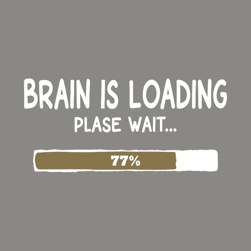 Loading the Brain – Loading Bar Humor