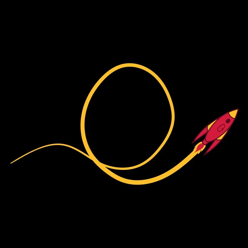 Looping flying rocket