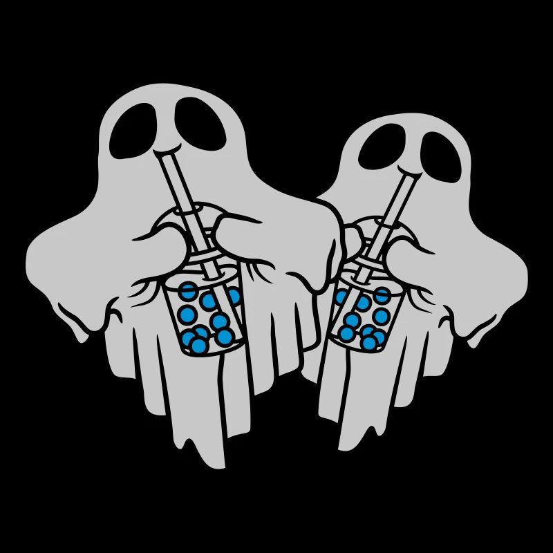 2 Bubble Tea Ghosts
