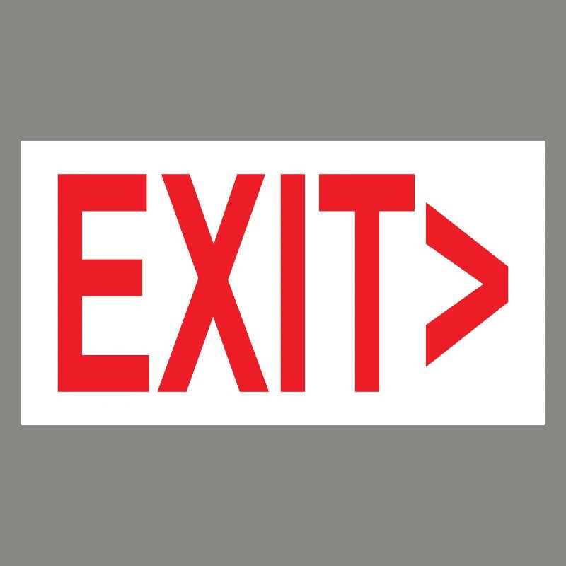 Exit / Exit / Emergency Exit