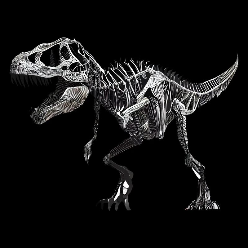 dinosaur T-rex skeleton