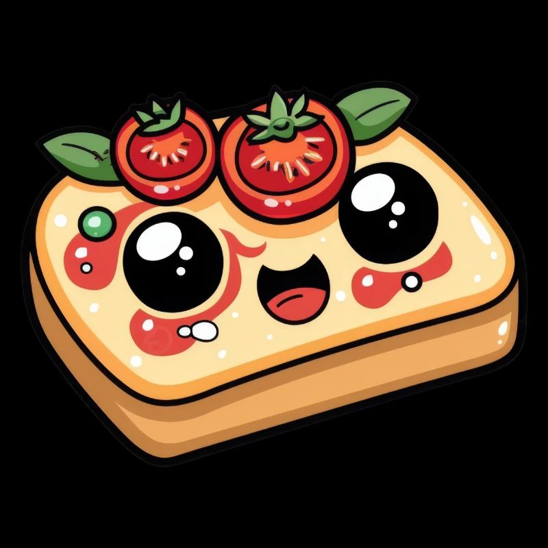 Funny Bread with Tomato Comic