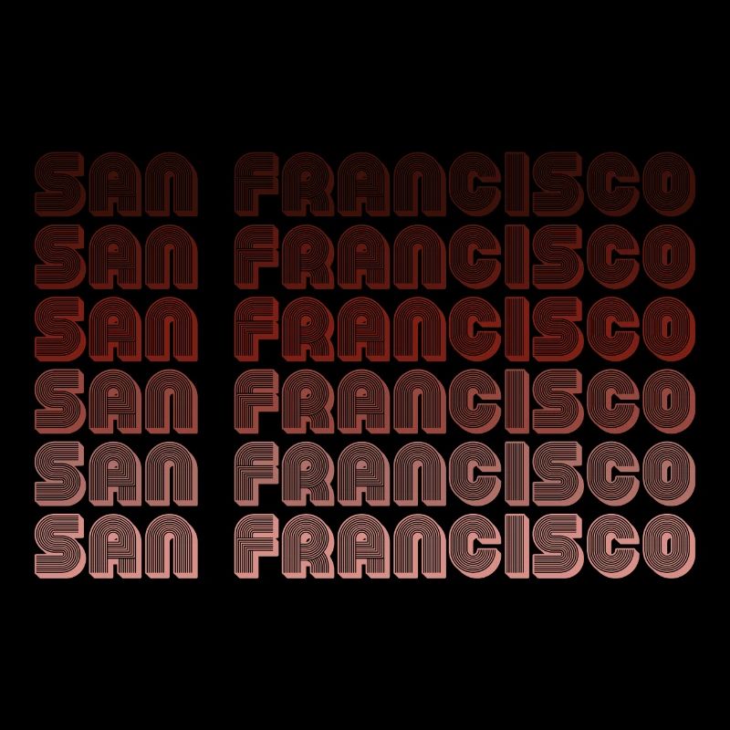 San Francisco Raster Gradient Muster