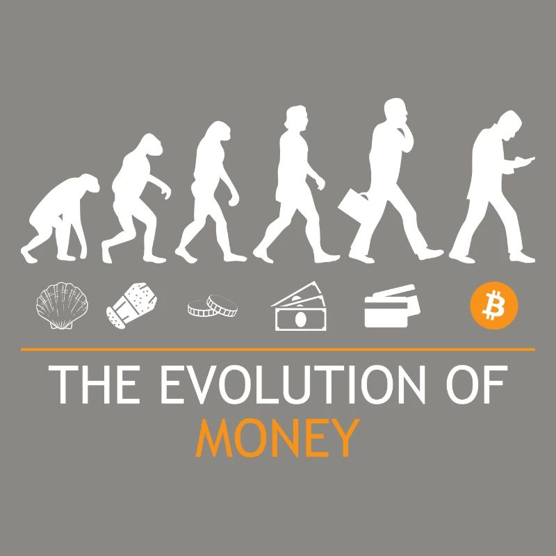 Die Evolution der Geld-Bitcoins