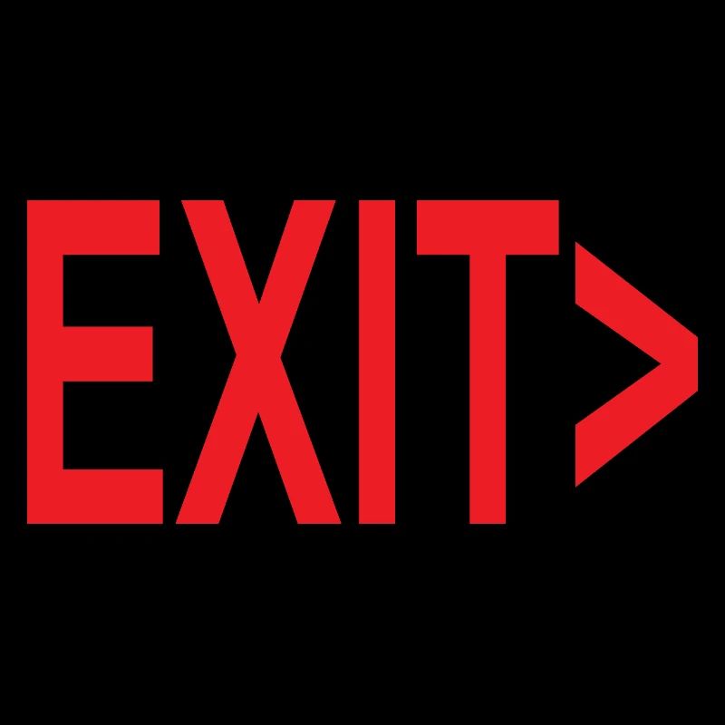 Exit / Exit / Emergency Exit