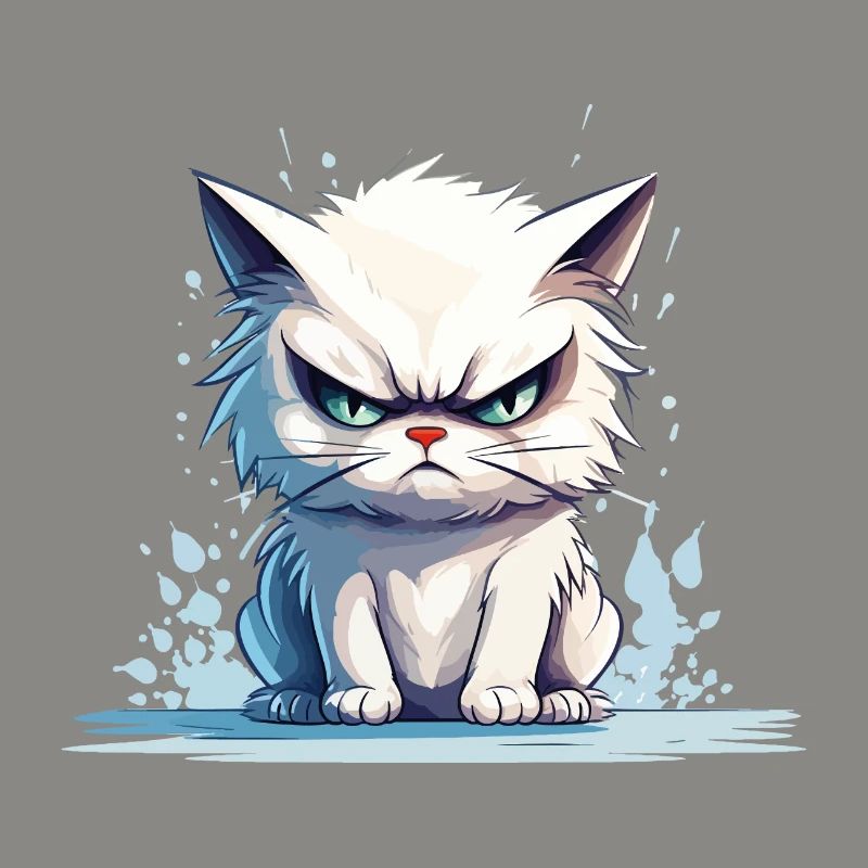 cat grumpy grumpy grumpy meow funny