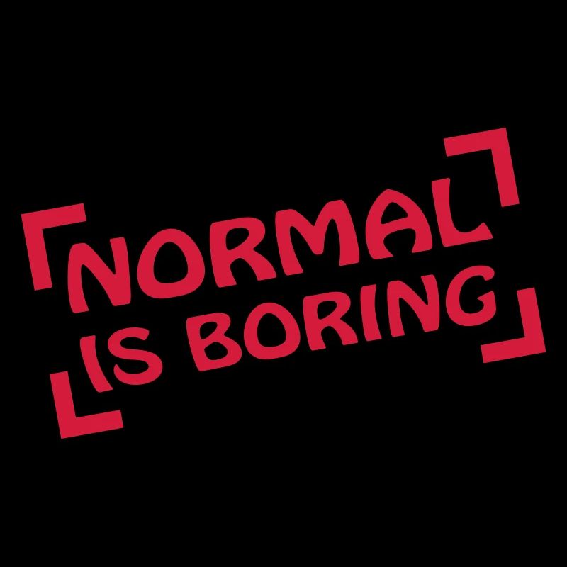 Normal Is Boring Frame