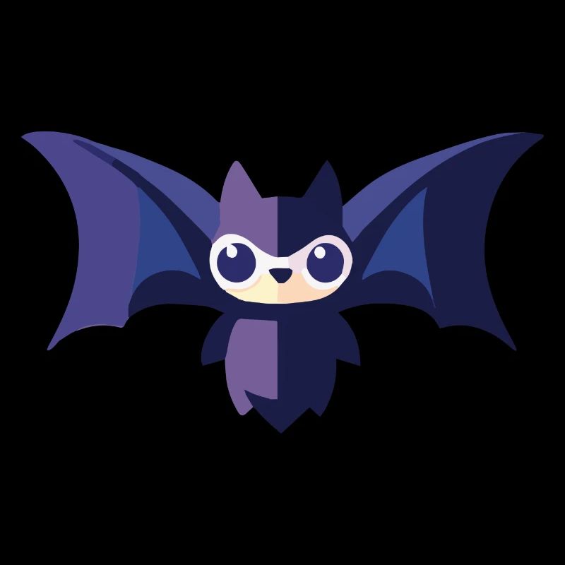 Bat with a face