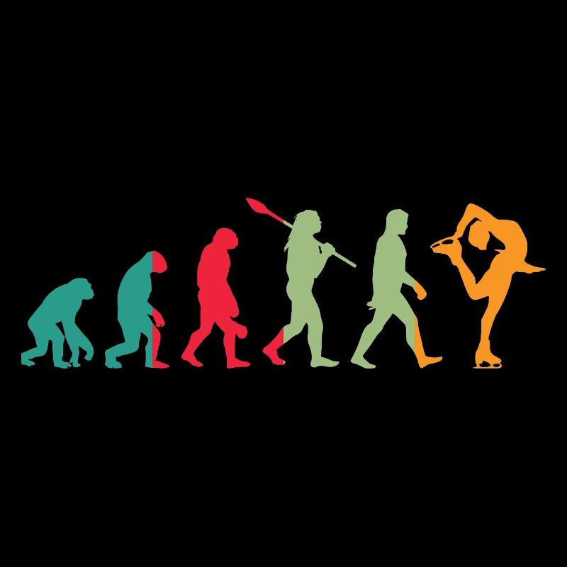Eislauf Evolution Schlittschuh Entwicklung Winter