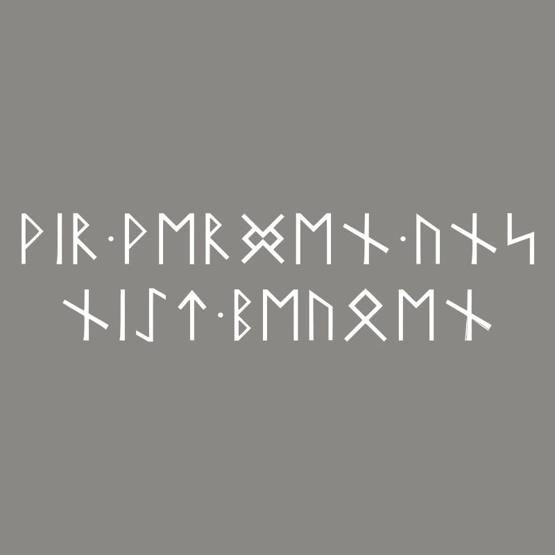 We will not bow to runic script Teutons