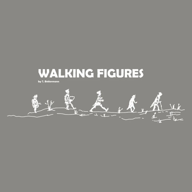 Figures de marche blanc
