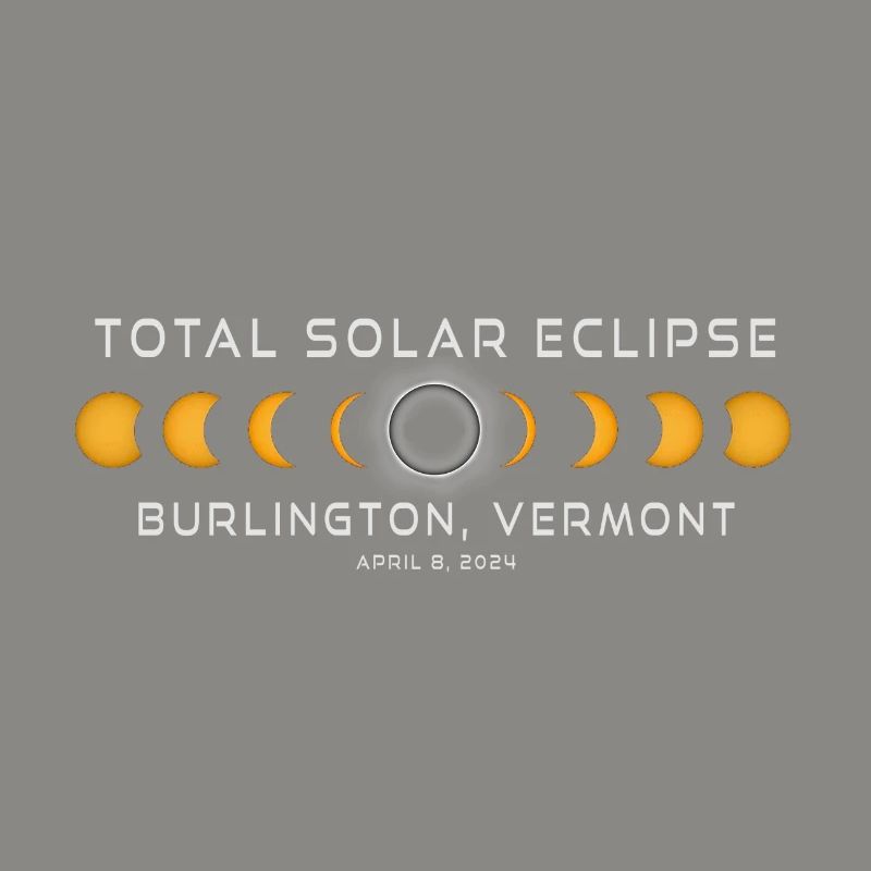 Burlington Vermont Solar Eclipse 2024 April 8