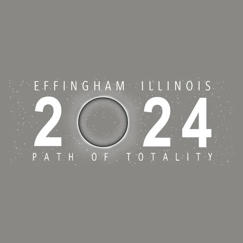 Eclipse de Soleil Effingham Illinois 8 avril 2024