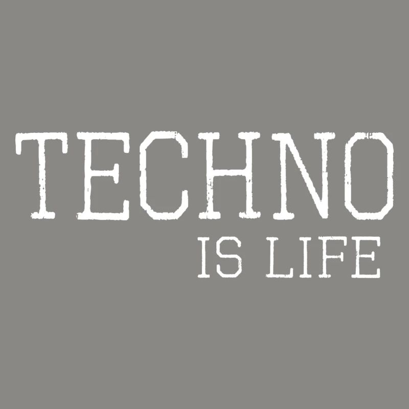 Techno ist Leben
