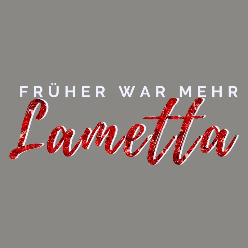 Weihnachtspullover - Früher war mehr Lametta