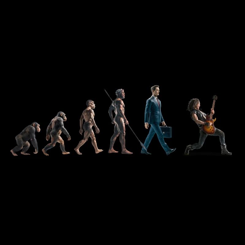 Evolution Guitar Player