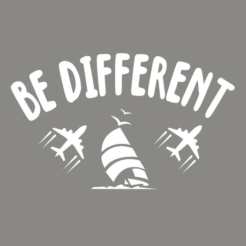 Sei anders Segel oder Fliege