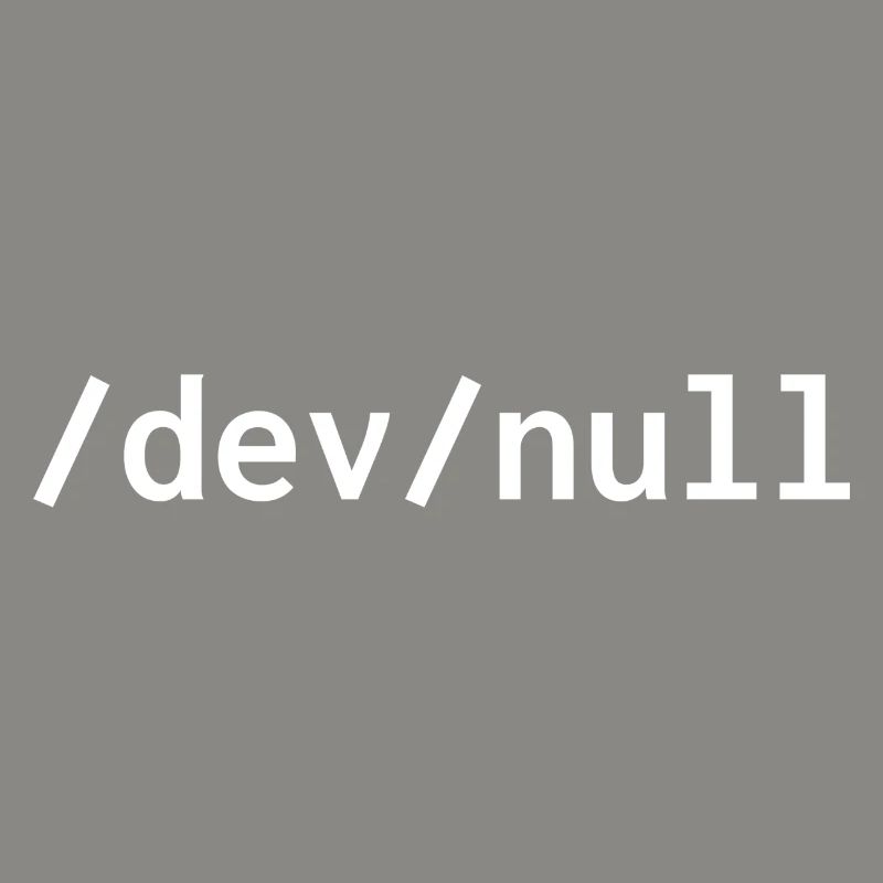 Dev null web developer humor funny