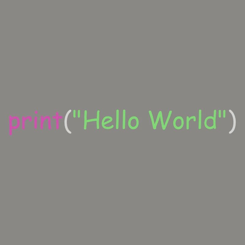Hello World Programmierung Python C ++ C #